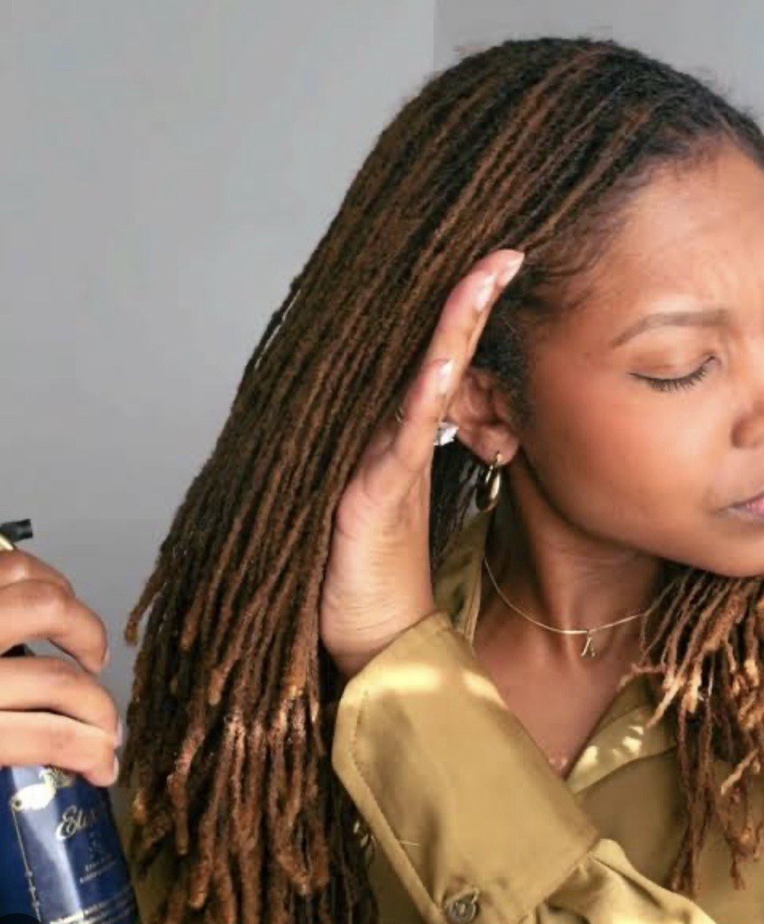 Applying product to long, well-maintained locs